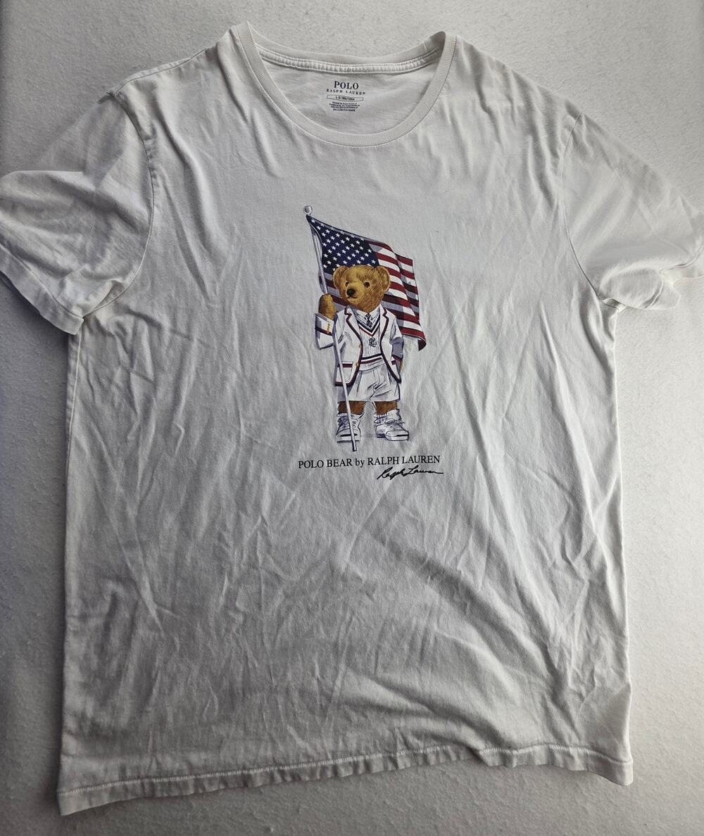 Polo Ralph Lauren Bear America Shirt Size Large